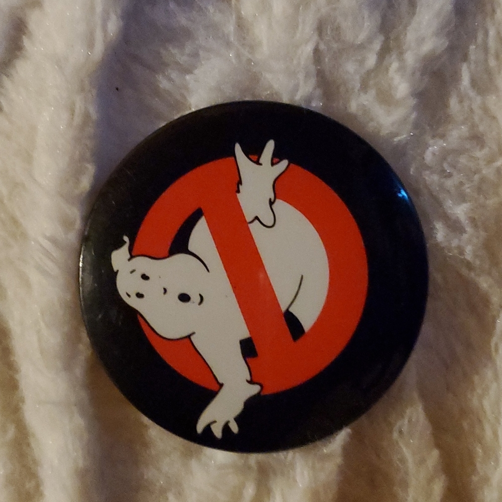 Vintage Ghostbuster Movie Promo PinBack BUTTON